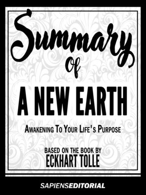 cover image of Summary of a New Earth